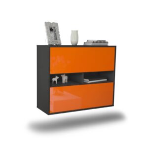 Sideboard Jackson, Orange, hängend (92x79x35cm)