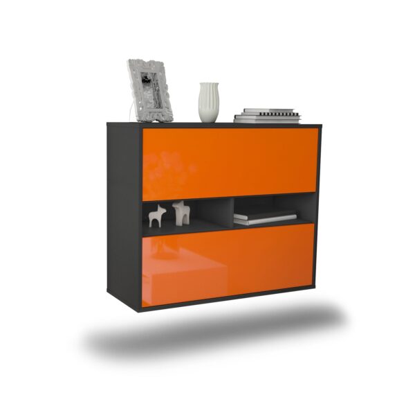 Sideboard Jackson, Orange, hängend (92x79x35cm)