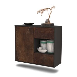 Sideboard Brownsville, Rost, hängend (92x79x35cm)