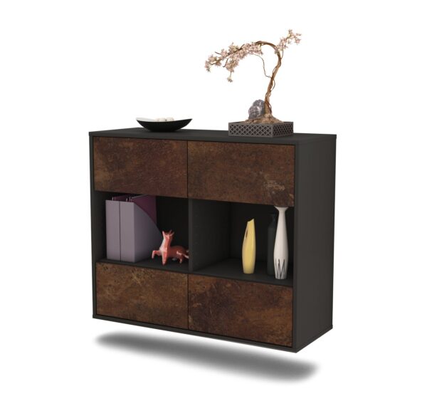 Sideboard Providence, Rost, hängend (92x79x35cm)