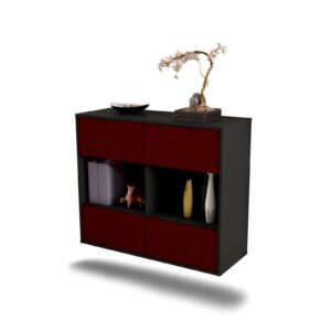 Sideboard Providence, Bordeaux, hängend (92x79x35cm)
