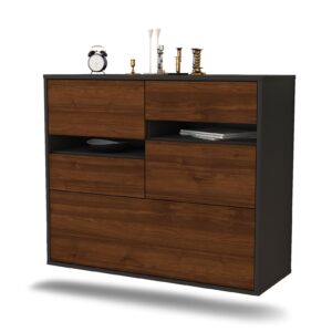 Sideboard Fayetteville, Walnuss, hängend (92x79x35cm)