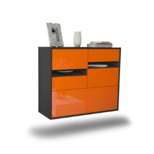 Sideboard Fayetteville, Orange, hängend (92x79x35cm)