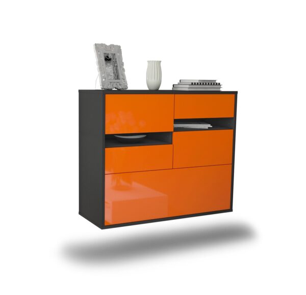 Sideboard Fayetteville, Orange, hängend (92x79x35cm)