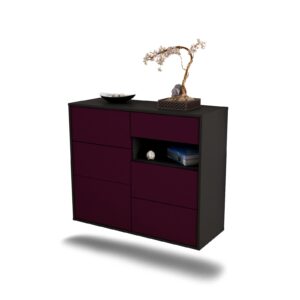 Sideboard Huntsville, Lila, hängend (92x79x35cm)