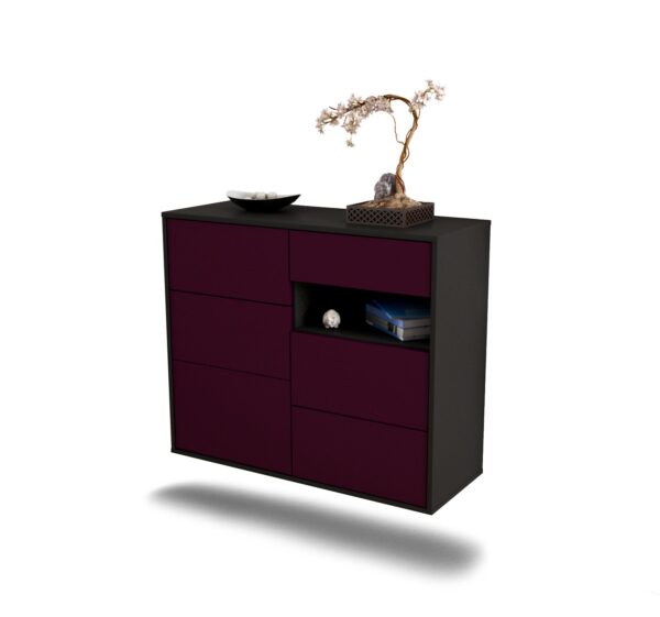 Sideboard Huntsville, Lila, hängend (92x79x35cm)