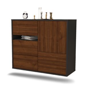 Sideboard Ontario, Walnuss, hängend (92x79x35cm)