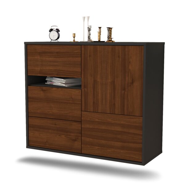 Sideboard Ontario, Walnuss, hängend (92x79x35cm)