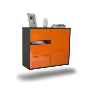 Sideboard Ontario, Orange, hängend (92x79x35cm)