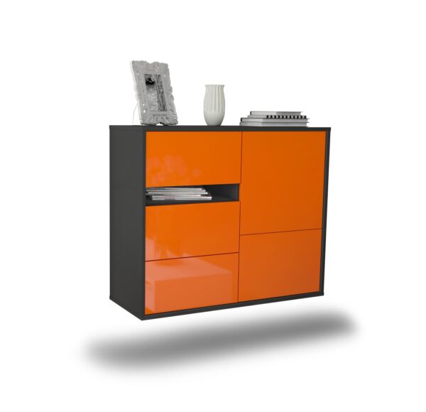 Sideboard Ontario, Orange, hängend (92x79x35cm)