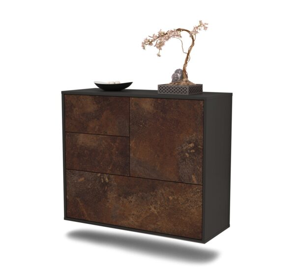 Sideboard Rancho Cucamonga, Rost, hängend (92x79x35cm)