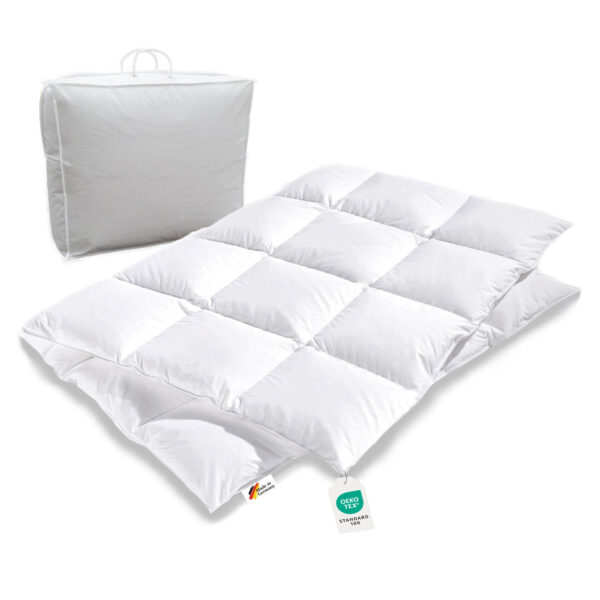 Extra warme 100% sibirische Daunen Bettdecke Daunendecke 135x200 1100g
