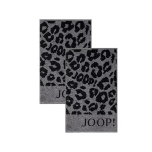 2 Stück Joop! Gästetuch Leo Allover 1707-90 graphit 30x50
