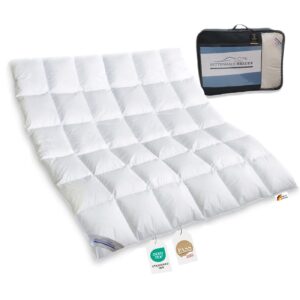 Daunenbett 100% neue premium Daunen Bettdecke 200x200 Daunenpass 1190g