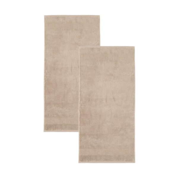 2 Stück Villeroy & Boch Handtücher One 2550-339 Sand 50x100