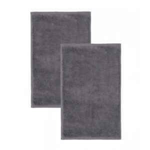 2 Stück Villeroy & Boch Gästetücher One 2550-774 graphit 30x50