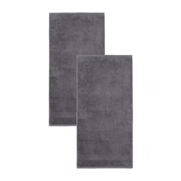 2 Stück Villeroy & Boch Handtücher One 2550-774 graphit 50x100