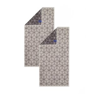 2 Stück Villeroy & Boch Handtuch Coordinates 2557-77 stone 50x100