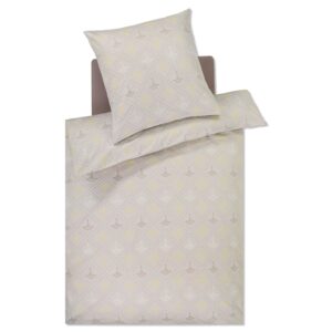 JOOP! Comfort Satin Bettwäsche Cornflower Charm 4117-3 natur 135x200