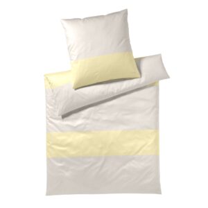 JOOP! Comfort Satin Bettwäsche Split 4118-3 Streifen natur 135x200