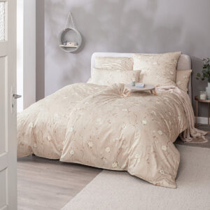 Estella Interlock Jersey Bettwäsche Soraya 6569-202 Blumen 135x200