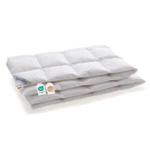 Daunendecke neue medium warme Daunen Klasse1 Bettdecke 135x200 540g