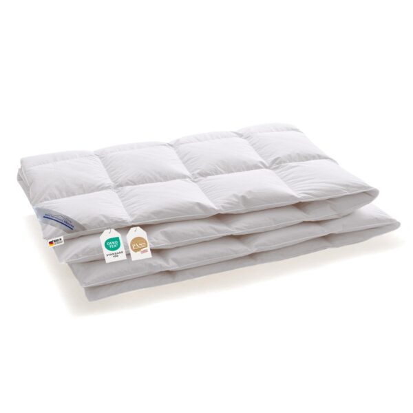 Daunendecke neue medium warme Daunen Klasse1 Bettdecke 135x200 540g