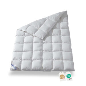 Daunendecke medium warme 100% Daunen Klasse1 Bettdecke 135x200 640g