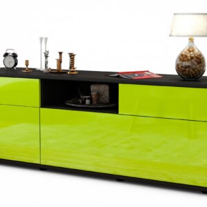 Lowboard Anita, Grün (136x49x35cm)