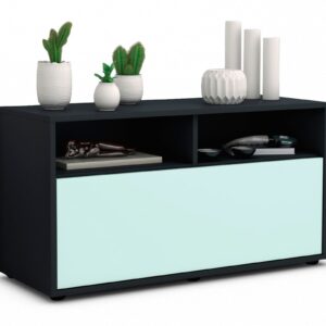 Lowboard Agostina | Korpus Anthrazit | Front in Mint | 92x49x35cm (BxHxT)