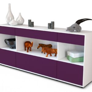 Sideboard Fabiana, Lila (180x79x35cm)