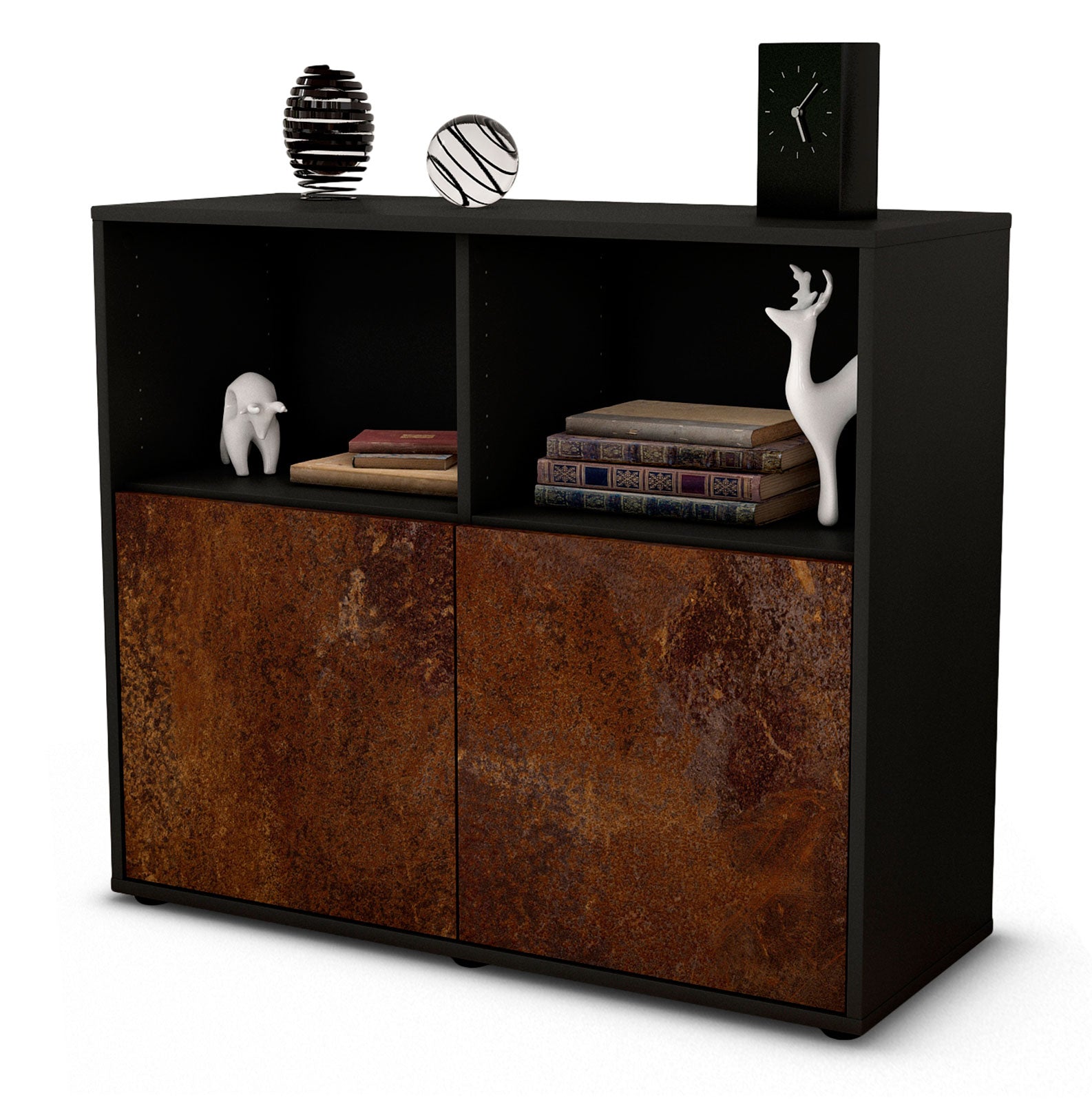 Sideboard Camilla | | Front in Rost Optik | 92x79x35cm (BxHxT) 1 Sideboard Camilla | | Front in Rost Optik | 92x79x35cm (BxHxT)