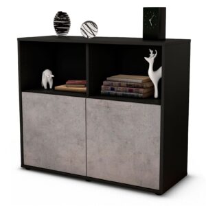 Sideboard Camilla | | Front in Beton Optik | 92x79x35cm (BxHxT)