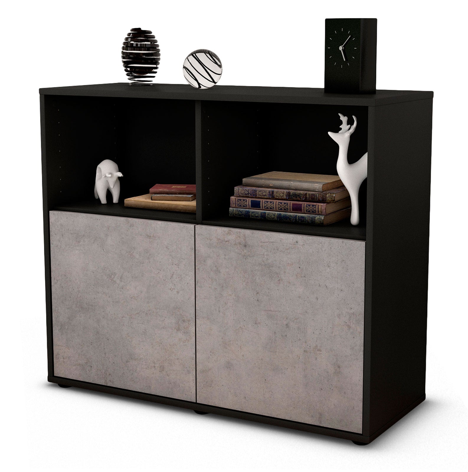 Sideboard Camilla | | Front in Beton Optik | 92x79x35cm (BxHxT) 1 Sideboard Camilla | | Front in Beton Optik | 92x79x35cm (BxHxT)