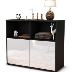 Sideboard Camilla | | Front in Hochglanz Weiß | 92x79x35cm (BxHxT)