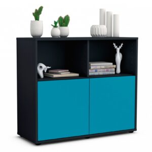 Sideboard Camilla | | Front in Türkis | 92x79x35cm (BxHxT)