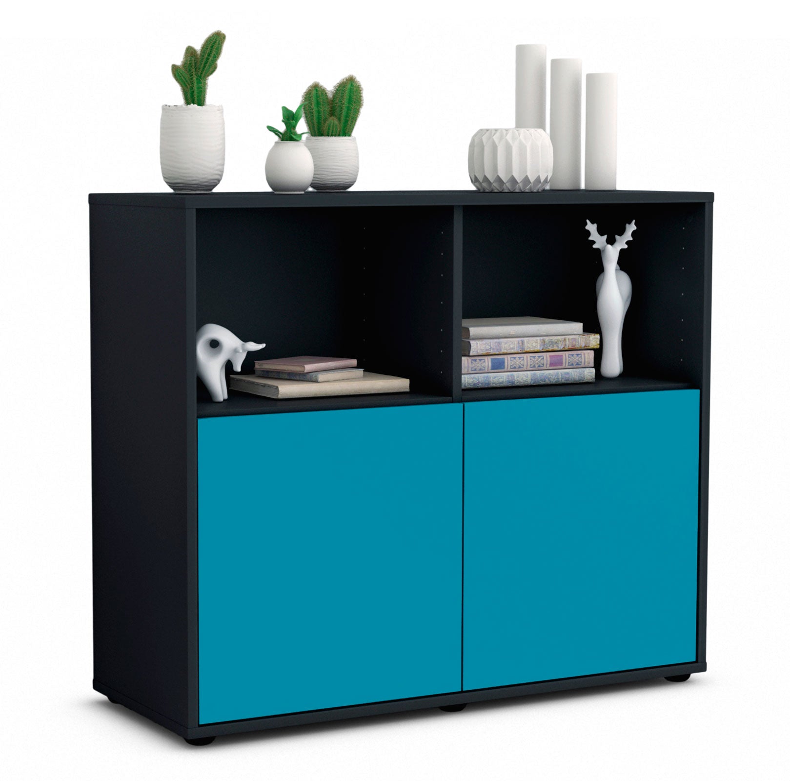 Sideboard Camilla | | Front in Türkis | 92x79x35cm (BxHxT) 1 Sideboard Camilla | | Front in Türkis | 92x79x35cm (BxHxT)