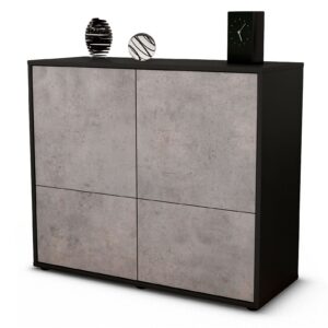 Sideboard Cara | | Front in Beton Optik | 92x79x35cm (BxHxT)