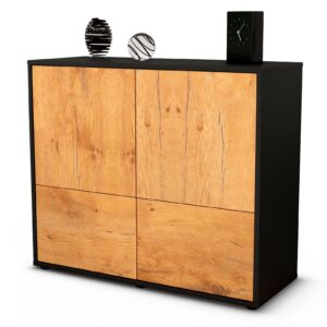 Sideboard Cara | | Front in Eiche Holz Optik | 92x79x35cm (BxHxT)