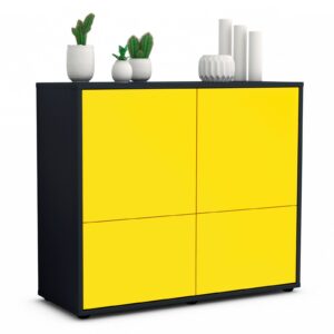 Sideboard Cara | | Front in Gelb | 92x79x35cm (BxHxT)