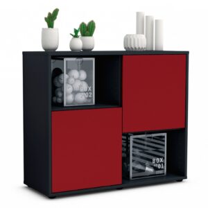 Sideboard Caralina | | Front in Bordeaux | 92x79x35cm (BxHxT)
