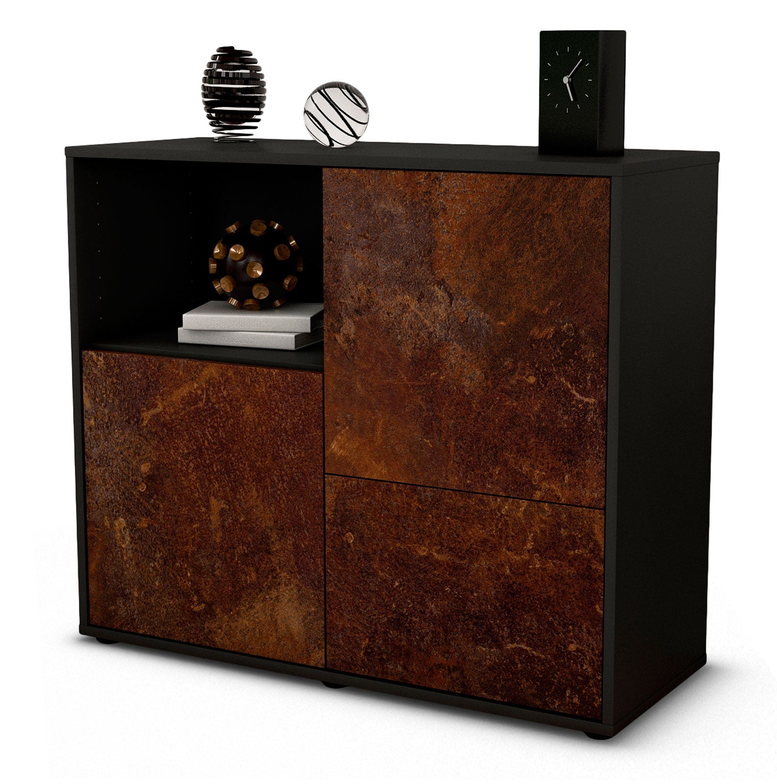 Sideboard Carina | | Front in Rost Optik | 92x79x35cm (BxHxT) 1 Sideboard Carina | | Front in Rost Optik | 92x79x35cm (BxHxT)