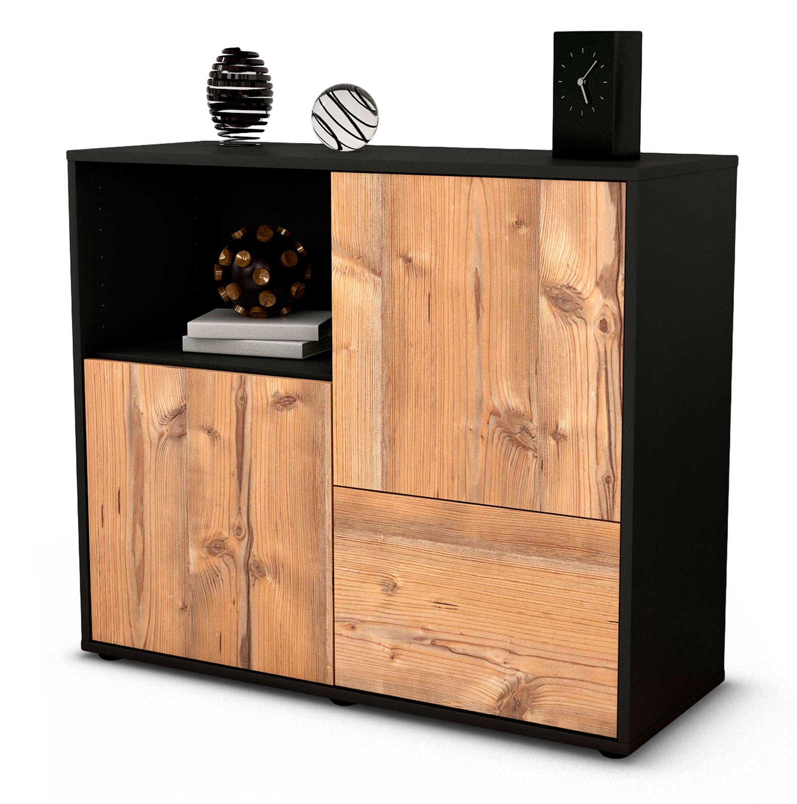 Sideboard Carina | | Front in Pinie Holz Optik | 92x79x35cm (BxHxT) 1 Sideboard Carina | | Front in Pinie Holz Optik | 92x79x35cm (BxHxT)