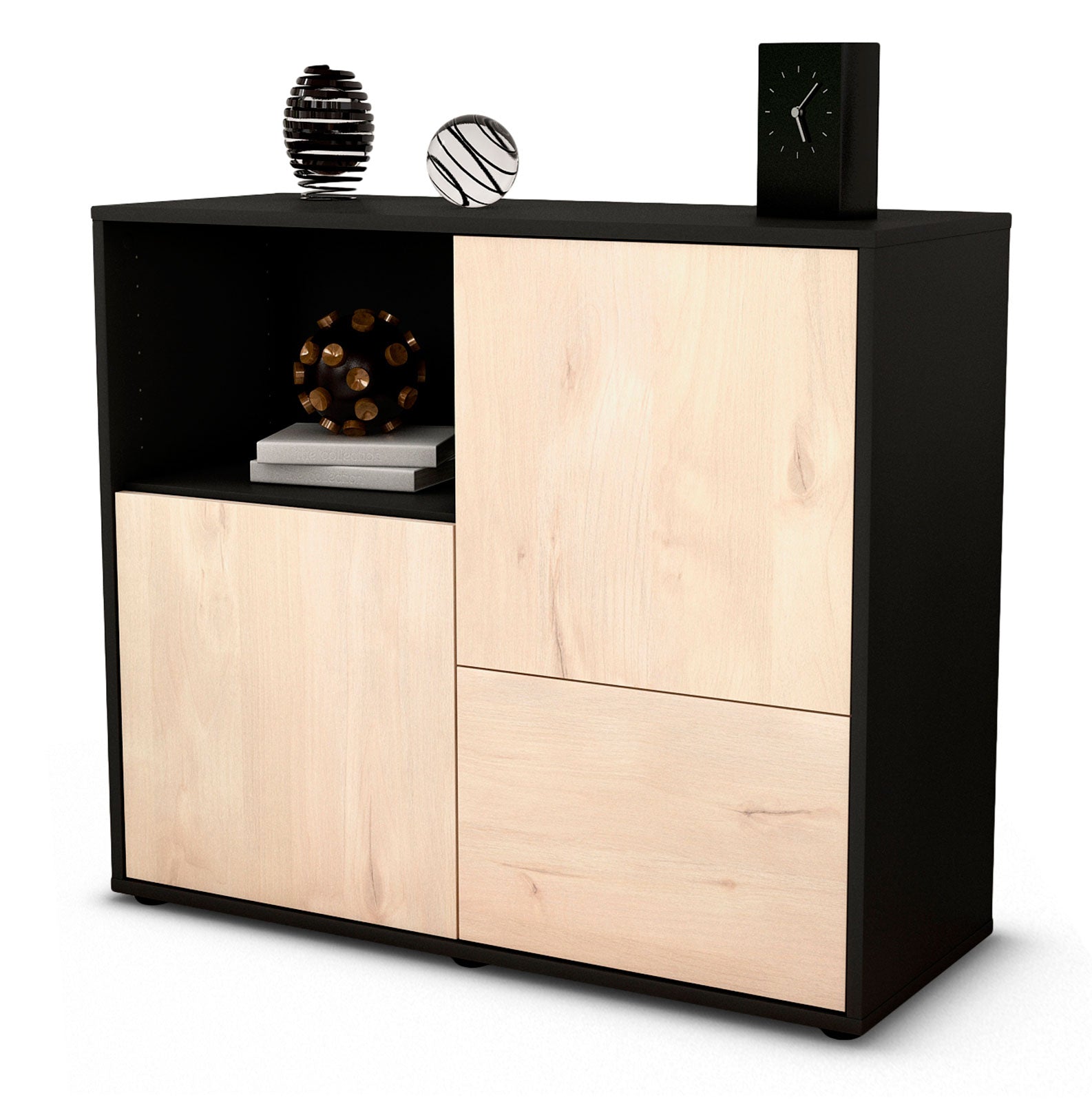 Sideboard Carina | | Front in Zeder Holz Optik | 92x79x35cm (BxHxT) 1 Sideboard Carina | | Front in Zeder Holz Optik | 92x79x35cm (BxHxT)