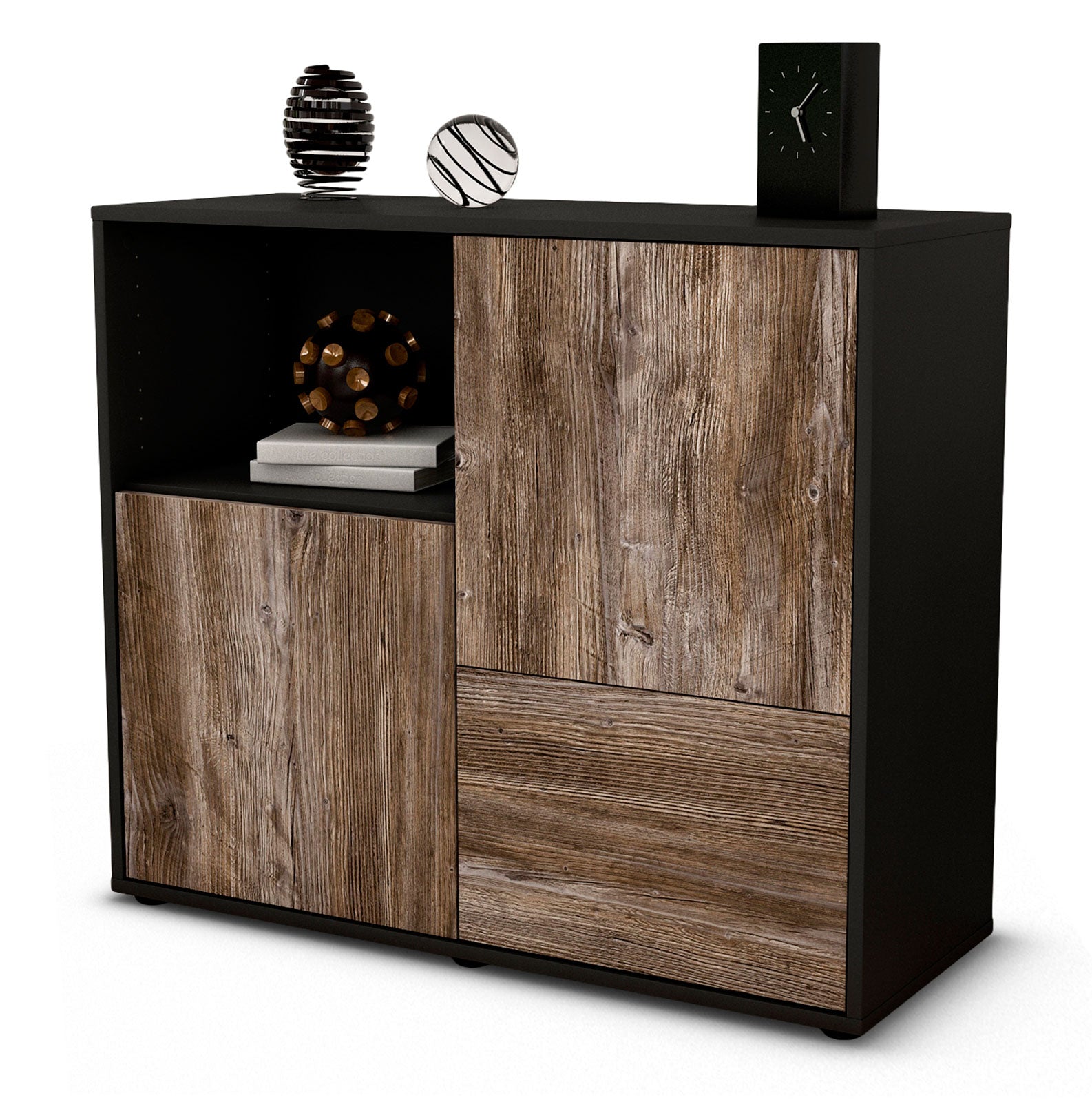 Sideboard Carina | | Front in Treibholz Holz Optik | 92x79x35cm (BxHxT) 1 Sideboard Carina | | Front in Treibholz Holz Optik | 92x79x35cm (BxHxT)