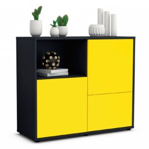 Sideboard Carina | | Front in Gelb | 92x79x35cm (BxHxT)