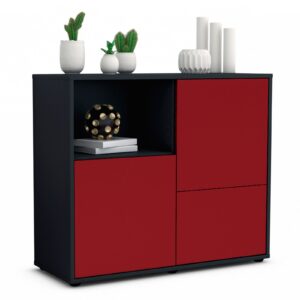 Sideboard Carina | | Front in Bordeaux | 92x79x35cm (BxHxT)