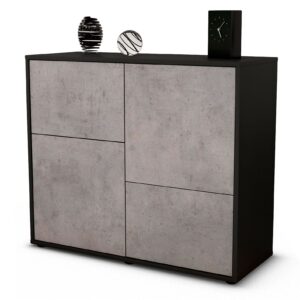 Sideboard Carla | | Front in Beton Optik | 92x79x35cm (BxHxT)