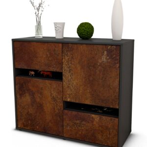 Sideboard Carlotta | | Front in Rost Optik | 92x79x35cm (BxHxT)