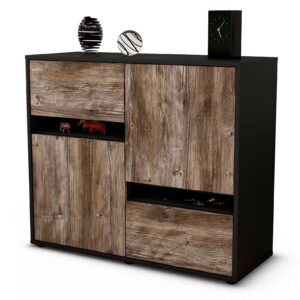 Sideboard Carlotta | | Front in Treibholz Holz Optik | 92x79x35cm (BxHxT)